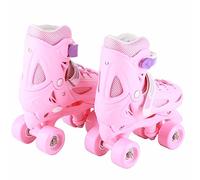 AMONIDA Adjustable Kids Roller Skates with Light Up Wheels - Safe Stable Design for Boys and Girls - Perfect for Outdoor Activities - Made of Durable Materials