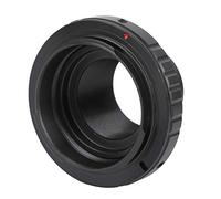 AMONIDA Aluminium Alloy T2-PK 1.25" Telescope Camera Adapter Ring Black for PK Mount Cameras