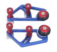 AMONIDA Aluminum Alloy Roller Feeder High Strength Mechanical Components for Woodworking Table Saw 2 Pack