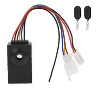 AMONIDA Anti Theft Alarm, Remote Control Car Finder with Parking Lot Function & Shock Proof Spring, Waterproof Host for Electric Tricycle Scooter