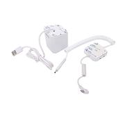 AMONIDA Anti Theft Display Stand for Cell Phones and Tablets with 95-120dB Security Alarm Fast Charging Nonslip Silicone Claw Fixation (for IOS)