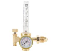 AMONIDA Argon Airflow Meter Regulator High 4000PSI Pressure Reducer with CGA580 Tank Fitting for MIG Welding and Electronics Industries Copper WX19103 Model