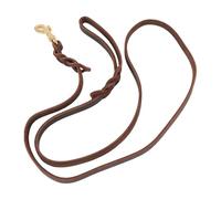AMONIDA Artificial Leather Dog Leash, Strong Durable Pet Training Rope, Ergonomic Handle Leash, Ideal for Medium to Large Dogs Walking & Outdoor Activities