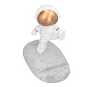 AMONIDA Astronaut Phone Holder, Silver Mobile Stand, Desk Phone Stand with Smooth & Compact Design, Ideal for Living Room, Office, Study (golden astronaut kicks)