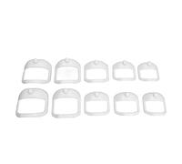 AMONIDA Beard Styling Template Set for Precise Trimming and Shaping with 5 Sizes for All Beard Types, Durable Plastic Material