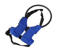 AMONIDA Blind Dog Harness Vest Adjustable for Guiding Blind Pets Made of Premium SBR and Foam Lightweight Breathable Blue 1 Count (M)