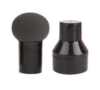 AMONIDA Breathable Makeup Sponge Mushroom Head Shape Soft for Liquid and Powder Cosmetics 1 Unit (Black)