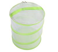 AMONIDA Breathable Mesh Enclosure with Top Zipper Opening for Easy Feeding, Portable Green Cage, 1 Unit (Small)