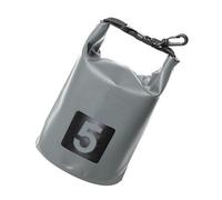 AMONIDA Bucket Bag Dry Bag Modern Lightweight for Rafting Camping and Outdoor Activities - Durable PVC Material (5L Grey)