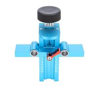 AMONIDA Cabinet Door Installation Positioner, 0-30mm Adjustable Aluminum Alloy Mounting Jig with Rebound Device, Ideal for Framed & Frameless Cabinet Wardrobe Door