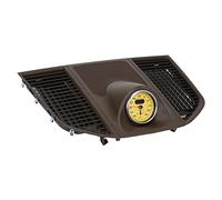AMONIDA Car Upper Center Dashboard Grill Panel Replacement for 2014-2020 Luxurious Brown Stopwatch Cover ABS (yellow stopwatch)