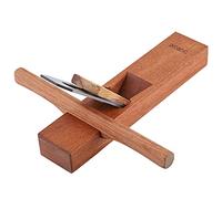 AMONIDA Carpenter Hand Plane Woodworking Tool, Durable Brass Tipped Fine Steel, Ideal for Surface Deburring, 29.2 * 8 * 6.5cm Size (280mm)
