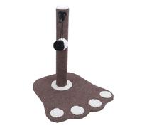 AMONIDA Cat Scratching Post, Heavy Duty Wearproof Vertical Design, Sisal Solid Wood Scratching Post for Kittens and Medium Sized Cats