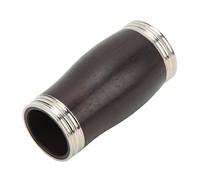 AMONIDA Clarinet, Ebony and Metal Polished Smooth Section Tube for Improved Air Tightness and Sound, with Silver Black Finish, for Amateurs