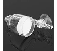 AMONIDA CO2 Diffuser for Aquarium - High Transparency Glass Refiner, Efficient CO2 Dissolution for Medium to Large Water Grass Fish Tank, 1 Unit
