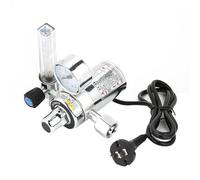 AMONIDA CO2 Regulator, Zinc Alloy Body Safety Valve Regulator, Built in Electric Heating with Meter, Ideal for Gas Welding Equipment, 36V or Optional (#1)