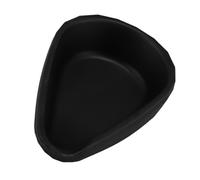AMONIDA Coffee Bean Dosing Cup, Silicone Measuring Tray for Coffee Beans & Tea Leaves with Flexible Shape Design, Food Grade Container for Ingredients, White (Black)