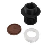 AMONIDA Coffee Grinder Hopper, Compatible with BES875 BES876 BES870 | Air Blowing Bean Bin, Silicone and Solid Wood, Airtight Seal, Detachable Cleaning