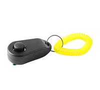AMONIDA Compact Dog Training Clicker with Finger Ring Design for Easy Grip Durable ABS Material for Trainable Pets (Black)