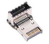 AMONIDA Computer Motherboard Type E Connector, Compact USB3.1 10Gbps Type E Elbow, Multi Layer Circuit Board Adapter with Fast Data Transfer, Ideal for Smooth Signal & Data (PH76EE-A)