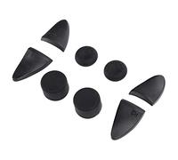 AMONIDA Controller Accessories Kit, Silicone Trigger Extenders and Thumb Grips, Enhance Control and Comfort for Gamers, 8 Pieces in Black
