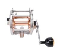 AMONIDA Conventional Reel, Heavy Duty Saltwater Fishing Reel, Smooth Transmission with High Accuracy Line Bond, Ideal for Big Game Offshore Right Hand Use