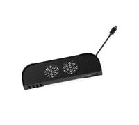 AMONIDA Cooling Fan Base Fit for 2 Efficient Quiet Dual Fan Air Cooler for Gaming Console Black 1 Unit