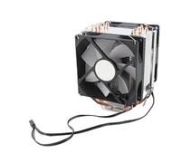 AMONIDA CPU Cooler RGB Lighting Effect Silent Cooling Fan for Computers 90mm Direct Contact Technology and Wide Application (Dual fans)