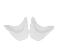 AMONIDA Dance Shoes Pads Silicone Breathable Toe Protector for Ballet Dancing, Reduce Toe Pain, 1 Pair (White with Hole 64772 60020 A0, 64772 60020 A1)