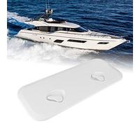 AMONIDA Deck Fit for Access Cover Heavy Duty UV-Stabilized White ABS Double Handle for Marine Boats 24 X 9-3/5in 1 Unit