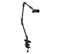 AMONIDA Desk Phone Stand, Adjustable Desktop Phone Holder Mount with Flexible Arm, Holder, Ideal for Live Streaming, Video Recording, Vlog & Online Teaching