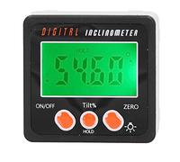 AMONIDA Digital Inclinometer Small Electronic Protractor Accurate Angle Finder for Woodworking Construction 5.5 X X 2. Cm