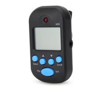 AMONIDA Digital Mini Beat Tap Metronome Clamp/Holder for Musicians | Professional Tempo M50 Metronome for Music Practice | Plastic Black/White/Blue/Yellow/Red 2.1 X 1.2 X .3 Inch, 1pc, for Music