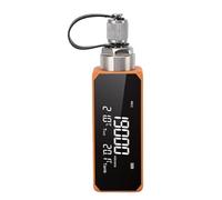 AMONIDA Digital Vacuum Meter, Vacuum Tester, Pressure Gauge with Target Alarm Data Export, Ideal for HVAC Refrigeration Systems