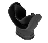 AMONIDA Dive Regulator Mouthpiece, Universal Odor Scuba Mouthpiece Replacement for Diving (Black)