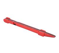 AMONIDA DIY Guitar Fret Crowning File Pen for Precise Sanding Home Repair Tool for Guitarists and Ukulele Players Black (Red)