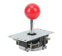 AMONIDA DIY Joystick Game Replacement Parts Light Hand Feel for Comfortable Use Applicable for, Fighting Game Fans (Red)