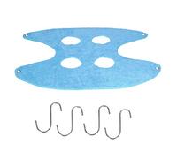 AMONIDA Dog Grooming Sling Soft Breathable Hammock for Safe Nail Clipping and Bathing 18x7cm (Blue)