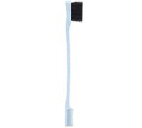 AMONIDA Double Head Eyebrow Brush Unique Multipurpose Tool for Home Use and Beauty Salons Wheat Straw 7.1 X 0.9in (Blue)