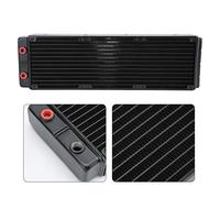 AMONIDA Double Layer 45mm Aluminum Heat Sink PC Water Cooler for Computer Cooling Systems and Industrial Application