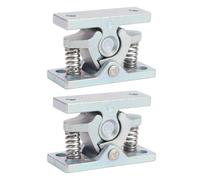 AMONIDA Double Roller Catch Heavy Duty Spring Loaded Door Lock for RVs, Trailers, and Yachts, Zinc Alloy, 1 Pair