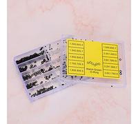 AMONIDA Durable 500pcs Watch Crown O-Ring Set, Wear-Resistant Rubber O-Ring Watch Gasket Kit, Essential Accessory for Repairing