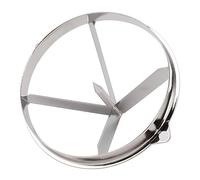 AMONIDA Durable Fruit Lime Cutter Ergonomic Stainless Steel Cutter Divider for Apples Pears Oranges 3.48 X 2.16 X 0.2in (4 Section)