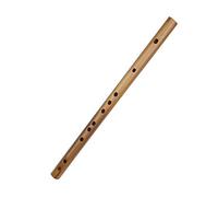 AMONIDA E Flute Dizi Bitter Bamboo Musical Instrument for Beginners and Children, Traditional Woodwind, 41.5cm, Includes Storage Bag
