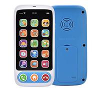 AMONIDA Educational Phone Toy for Babies with Music and Sound Effects, Fun Learning Experience for Children, Made of Non- ABS, Age 1-3 (Blue)