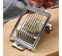 AMONIDA Egg Cutting Tool, Stainless Steel Serrated Blade, Dishwasher Safe, Manual, Fruit Peelers & Slicers