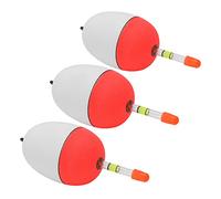 AMONIDA EVA Luminous Fishing Float Light Stick Foam Bobber for Sea Fishing 3PCS, Durable EVA Material with Luminous Rod for Night (100G)