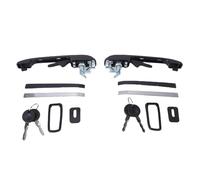 AMONIDA Exterior Door Handles Set, Front Left Right Replacement Handles, Door Handle Kit with Keys, Ideal for Quantum, Rabbit, GL, Base, GT, GTX, 16V, Wolfsburg Edition, Special Edition,