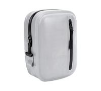 AMONIDA Fanny Pack TPU 5.51 X 2.36 X 7.48 Inch Gray | Tpu Material, Airtight Zipper, Dust Protection, Fishing Hiking Camping, Belt Bag, Snap Fit Belts 1.34 Inch