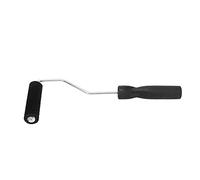 AMONIDA Fiberglass Roller, Aluminum Alloy Rolling Tool, Ergonomic Wooden Handle Roller for Smoothing and Compacting Coating in Fiberglass Industry